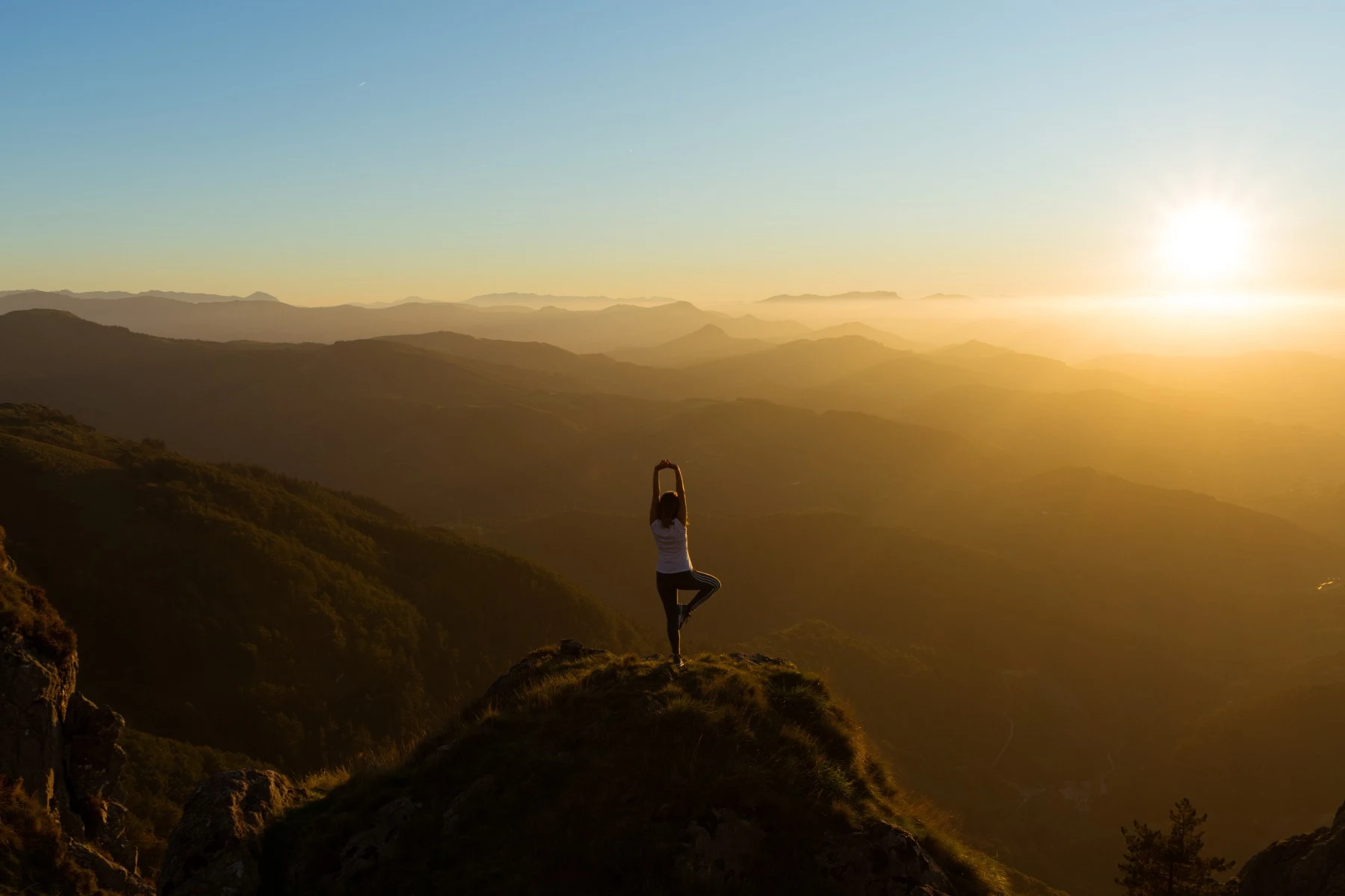 practice yoga outdoors