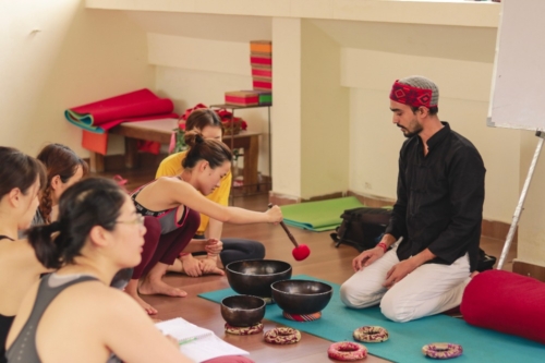 Sound healing teacher training courses in Rishikesh, India